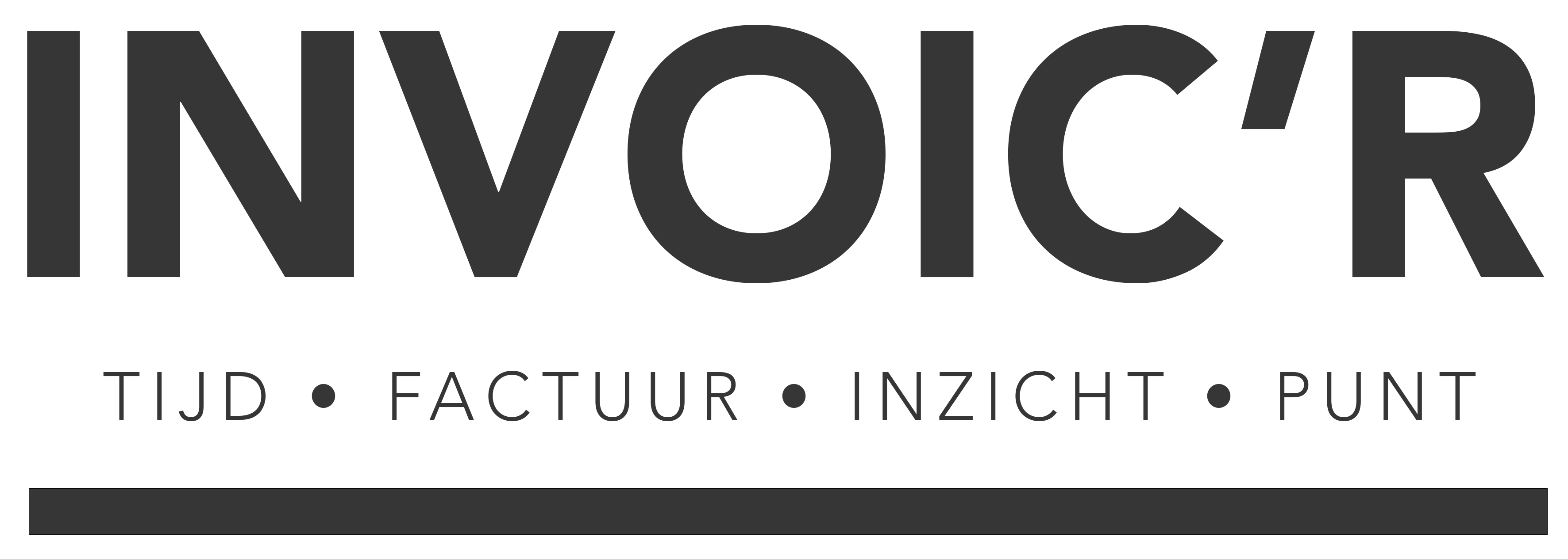 Invoic'r - Tijd. Factuur. Geld. Punt.